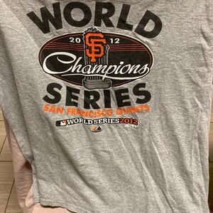 VTG  San Francisco Giants 2012 World Series Champions Long Slv  Shirt SZ XL